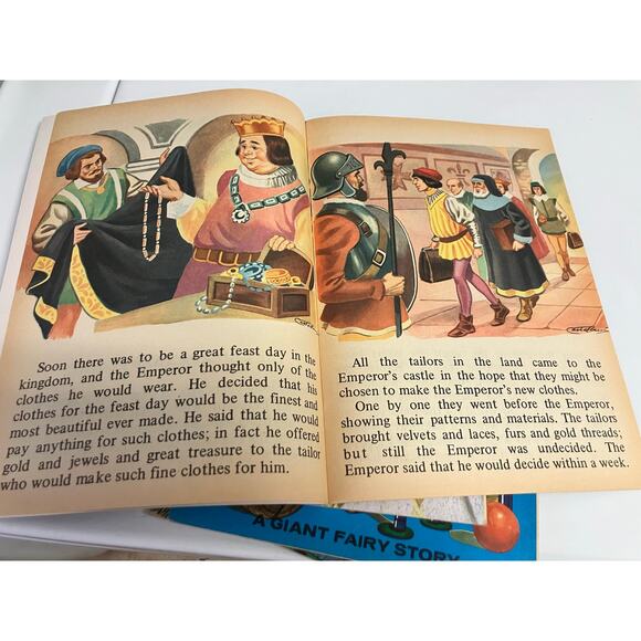 Vintage Giant Fairy Tale Books Lot Grimm Andersen Carroll Perrault Ottenheimer - Picture 6 of 8